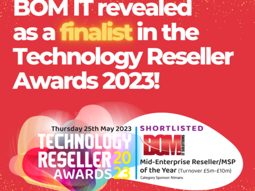 BOM IT Solutions has been shortlisted for the mid-enterprise MSP of the Year